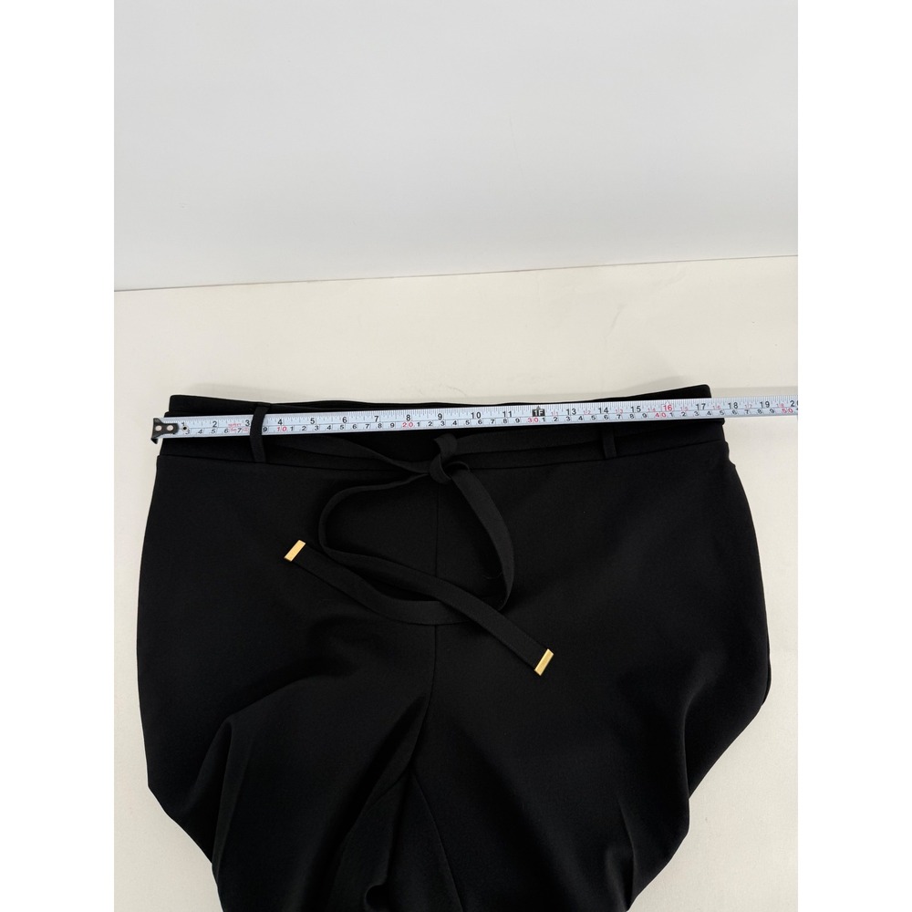 New York Clothing Company Black Tapered Belted Trousers Pants Womens Sz 14P NWT - Picture 7 of 12